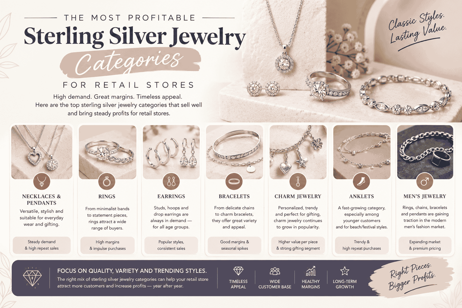 best-sterling-silver-jewelry-categories-for-retailers
